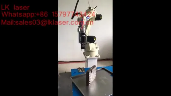 High Speed Welding on Carbon Steel Multiple Angles and Directions Laser Welding Robot Machine