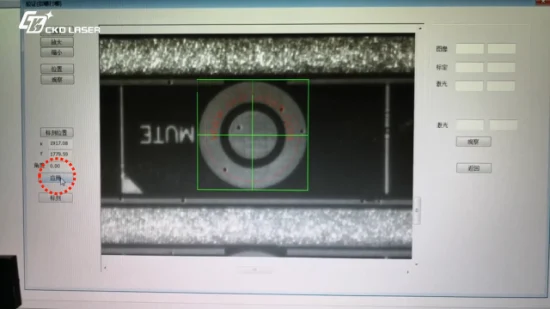Sistema de marcação de soldagem a laser com micrômetro microeletrônico de vedação completa classe um para minúsculos componentes de metal plástico com visualização CCD