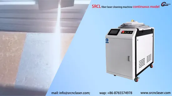 Máquina de fibra industrial portátil para limpeza a laser de fibra 3000W